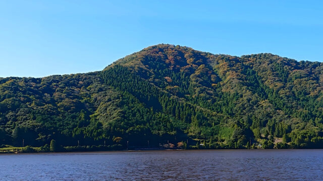 水月湖の紅葉と年稿